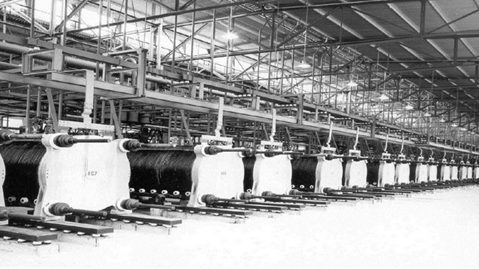 Foto storica dell'elettrolizzatore di Yara Glomfjord